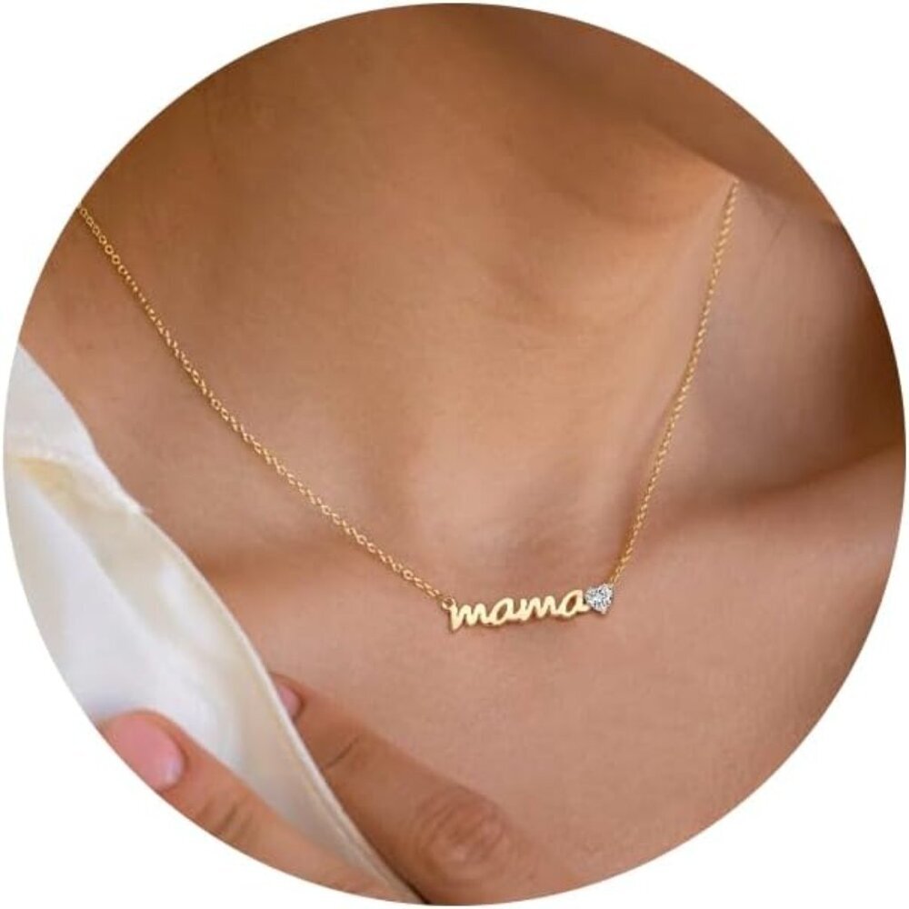 Mom Gifts For Mothers Day, Birthday Gifts For Mom Birthstone Necklace For Women
